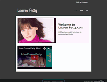 Tablet Screenshot of laurenpetty.com